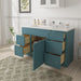 51" Plywood Bathroom Vanity Cabinet without Top - 5 Drawers & 1 Door - HomeBeyond