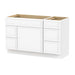 51" Plywood Bathroom Vanity Cabinet without Top - 5 Drawers & 1 Door - HomeBeyond