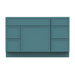 51" Plywood Bathroom Vanity Cabinet without Top - 5 Drawers & 1 Door - HomeBeyond