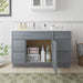 51" Plywood Bathroom Vanity Cabinet without Top - 5 Drawers & 1 Door - HomeBeyond