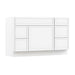 51" Plywood Bathroom Vanity Cabinet without Top - 5 Drawers & 1 Door - HomeBeyond