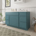 51" Plywood Bathroom Vanity Cabinet without Top - 5 Drawers & 1 Door - HomeBeyond