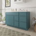 51" Plywood Bathroom Vanity Cabinet without Top - 5 Drawers & 1 Door - HomeBeyond