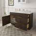 51" Plywood Bathroom Vanity Cabinet without Top - 5 Drawers & 1 Door - HomeBeyond