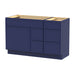 51" Plywood Bathroom Vanity Cabinet without Top - 5 Drawers & 1 Door - HomeBeyond
