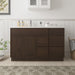 51" Plywood Bathroom Vanity Cabinet without Top - 5 Drawers & 1 Door - HomeBeyond