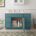51" Plywood Bathroom Vanity Cabinet without Top - 5 Drawers & 1 Door - HomeBeyond