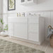 51" Plywood Bathroom Vanity Cabinet without Top - 5 Drawers & 1 Door - HomeBeyond