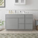 51" Plywood Bathroom Vanity Cabinet without Top - 5 Drawers & 1 Door - HomeBeyond