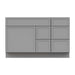 51" Plywood Bathroom Vanity Cabinet without Top - 5 Drawers & 1 Door - HomeBeyond