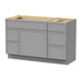 51" Plywood Bathroom Vanity Cabinet without Top - 5 Drawers & 1 Door - HomeBeyond