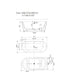 51" x 29" Modern Freestanding Acrylic Soaking Bathtub Glossy White Extra Extra Small Soaker Tub Center Drain VA6815-XXS - HomeBeyond