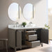 54" Double Sink Bathroom Vanity with Engineered Marble Top - HomeBeyond