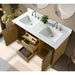54" Double Sink Bathroom Vanity with Engineered Marble Top - HomeBeyond