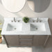 54" Double Sink Bathroom Vanity with Engineered Marble Top - HomeBeyond