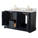 54" Double Sink Modern Bathroom Vanity Set with Countertop & Undermount Sinks – Large Storage Cabinet VA5054 - HomeBeyond