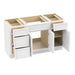 54" Modern Freestanding Birch & Plywood Bathroom Vanity Base Only – Shaker Style Storage Cabinet with 4 Drawers & 3 Soft-Closing Doors VA41153-24-151 - HomeBeyond