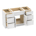 54" Modern Freestanding Birch & Plywood Bathroom Vanity Base Only – Shaker Style Storage Cabinet with 6 Drawers & 2 Soft-Closing Doors VA41153-24-153 - HomeBeyond
