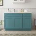 54" Oak Bathroom Vanity Cabinet without Top - 1 Drawer & 3 Doors - HomeBeyond