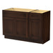 54" Oak Bathroom Vanity Cabinet without Top - 1 Drawer & 3 Doors - HomeBeyond