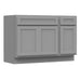 54" Oak Bathroom Vanity Cabinet without Top - 1 Drawer & 3 Doors - HomeBeyond