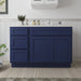 54" Oak Bathroom Vanity Cabinet without Top - 3 Drawers & 2 Doors - HomeBeyond