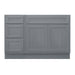 54" Oak Bathroom Vanity Cabinet without Top - 3 Drawers & 2 Doors - HomeBeyond