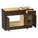 54" Plywood Bathroom Vanity Cabinet without Top - 1 Drawer & 3 Doors - HomeBeyond