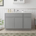 54" Plywood Bathroom Vanity Cabinet without Top - 1 Drawer & 3 Doors - HomeBeyond