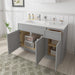 54" Plywood Bathroom Vanity Cabinet without Top - 1 Drawer & 3 Doors - HomeBeyond