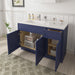 54" Plywood Bathroom Vanity Cabinet without Top - 1 Drawer & 3 Doors - HomeBeyond