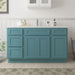 54" Plywood Bathroom Vanity Cabinet without Top - 4 Drawers & 3 Doors - HomeBeyond