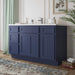 54" Plywood Bathroom Vanity Cabinet without Top - 4 Drawers & 3 Doors - HomeBeyond