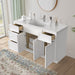 54" Plywood Bathroom Vanity Cabinet without Top - 4 Drawers & 3 Doors - HomeBeyond