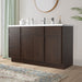 54" Plywood Bathroom Vanity Cabinet without Top - 4 Drawers & 3 Doors - HomeBeyond