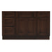 54" Plywood Bathroom Vanity Cabinet without Top - 4 Drawers & 3 Doors - HomeBeyond