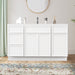 54" Plywood Bathroom Vanity Cabinet without Top - 4 Drawers & 3 Doors - HomeBeyond