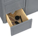 54" Plywood Bathroom Vanity Cabinet without Top - 4 Drawers & 3 Doors - HomeBeyond