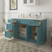 54" Plywood Bathroom Vanity Cabinet without Top - 4 Drawers & 3 Doors - HomeBeyond