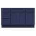 54" Plywood Bathroom Vanity Cabinet without Top - 4 Drawers & 3 Doors - HomeBeyond