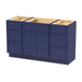54" Plywood Bathroom Vanity Cabinet without Top - 6 Drawers & 2 Doors - HomeBeyond