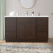 54" Plywood Bathroom Vanity Cabinet without Top - 6 Drawers & 2 Doors - HomeBeyond
