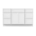 54" Plywood Bathroom Vanity Cabinet without Top - 6 Drawers & 2 Doors - HomeBeyond