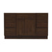 54" Plywood Bathroom Vanity Cabinet without Top - 6 Drawers & 2 Doors - HomeBeyond