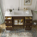 54" Plywood Bathroom Vanity Cabinet without Top - 6 Drawers & 2 Doors - HomeBeyond