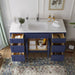 54" Plywood Bathroom Vanity Cabinet without Top - 6 Drawers & 2 Doors - HomeBeyond