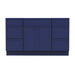54" Plywood Bathroom Vanity Cabinet without Top - 6 Drawers & 2 Doors - HomeBeyond