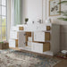 54" Plywood Bathroom Vanity Cabinet without Top - 6 Drawers & 2 Doors - HomeBeyond