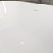 54" X 29" Non-Slip White Acrylic Freestanding Soaking Bathtub with Air Bath Option Available - HomeBeyond
