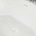 54" x 30" Modern Freestanding Acrylic Soaking Bathtub Glossy White Extra Small Soaker Tub Center Drain VA6815-XS - HomeBeyond